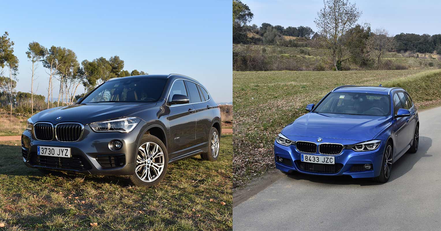 Comparativa BMW X1 vs. BMW Serie 3 Touring: ¿SUV o berlina?