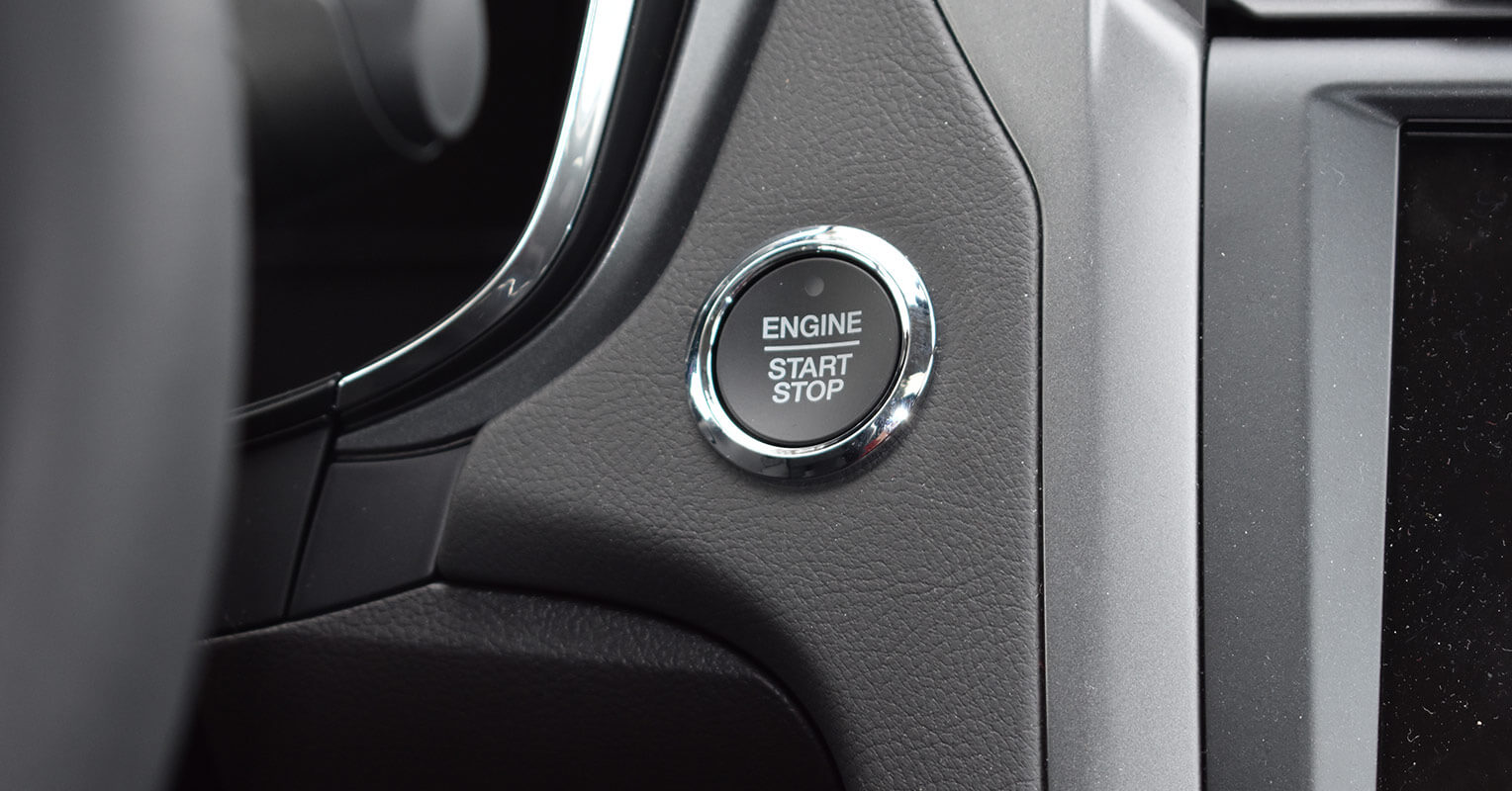 Botón de arranque del Ford Mondeo híbrido