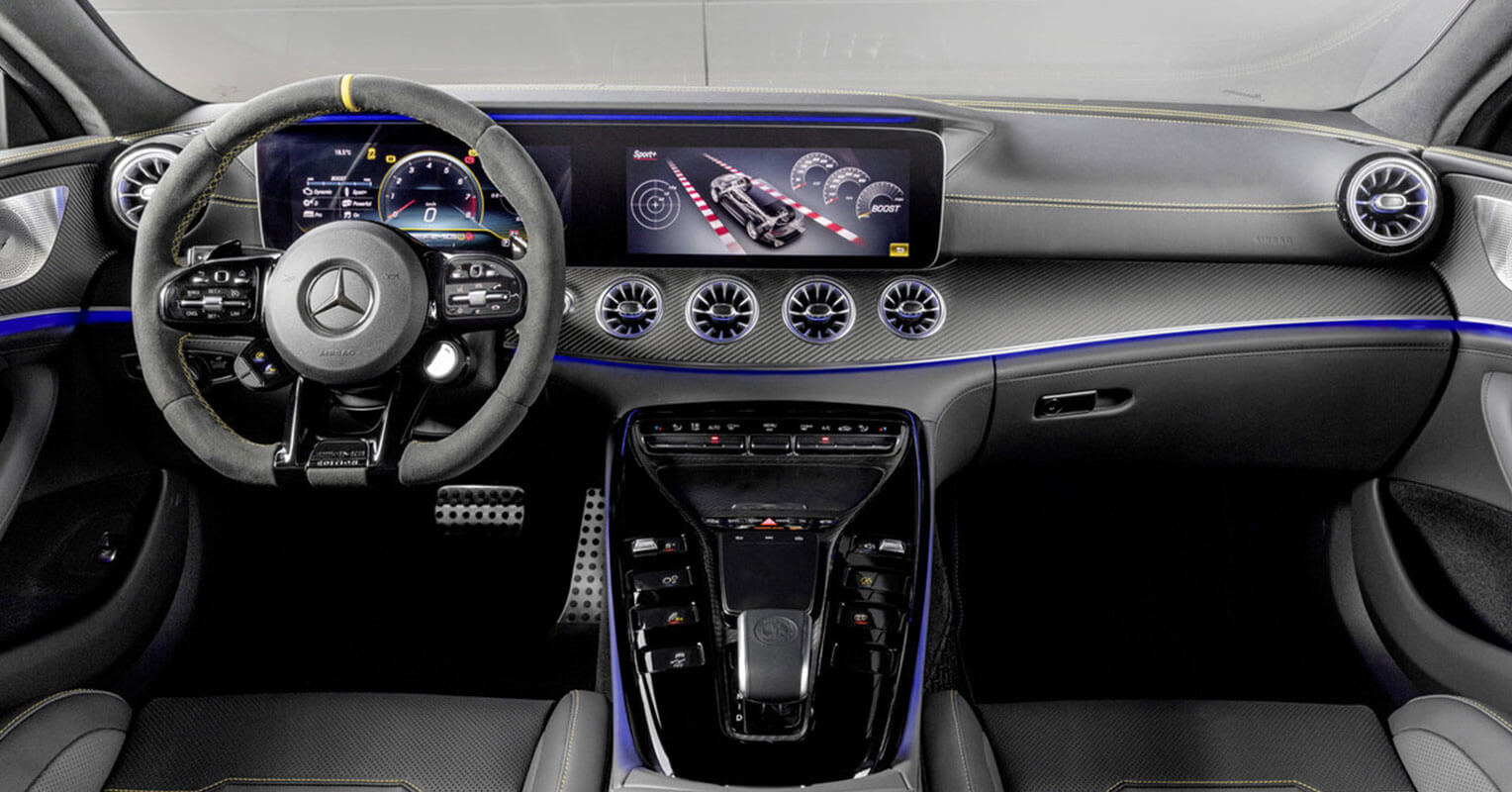 Interior del Mercedes-AMG GT Coupe Edition 1