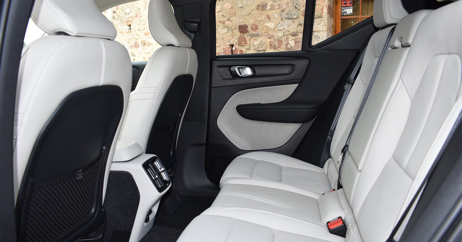 Plazas traseras del Volvo XC40