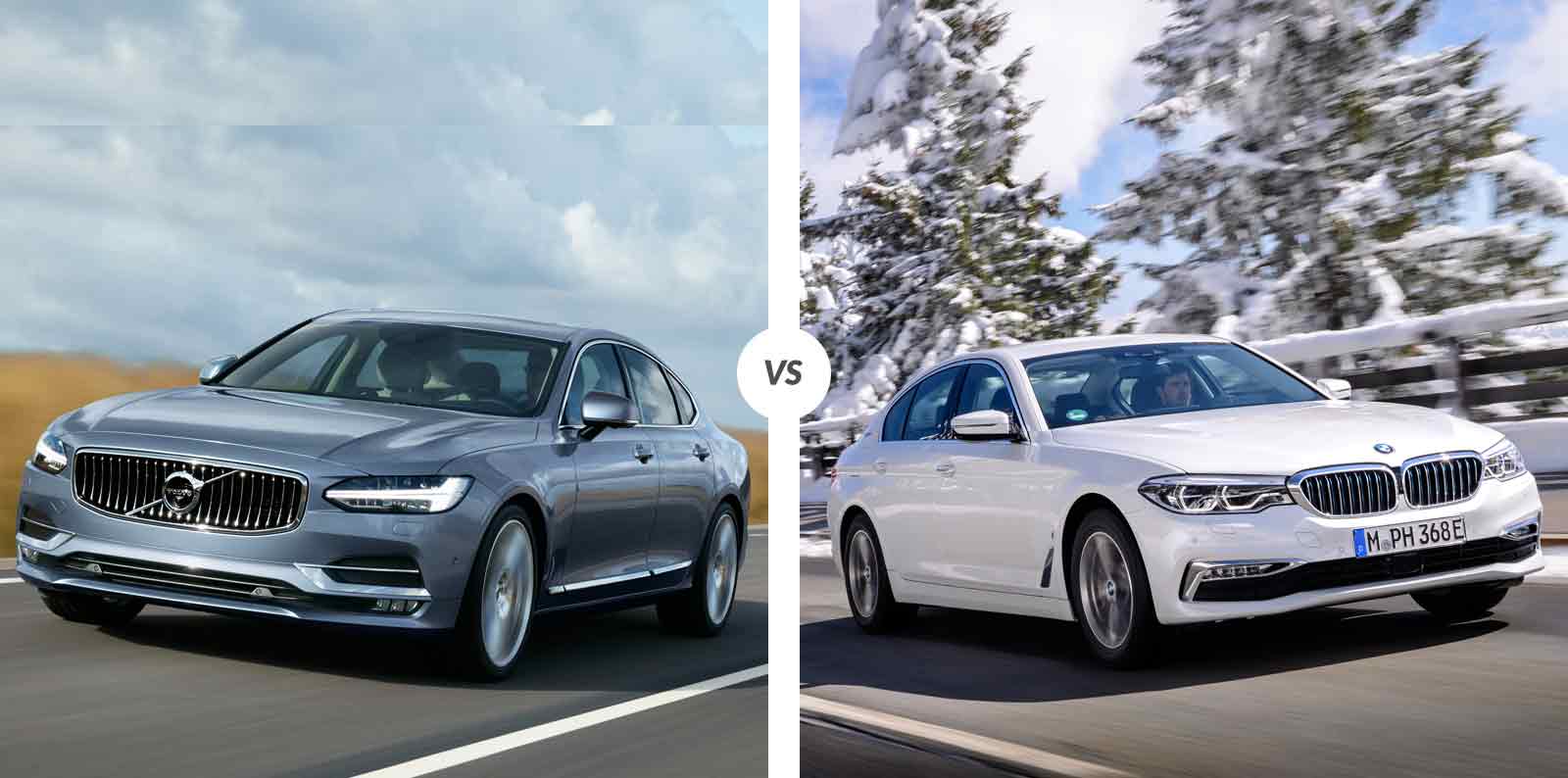 Comparativa: BMW Serie 5 vs Volvo S90