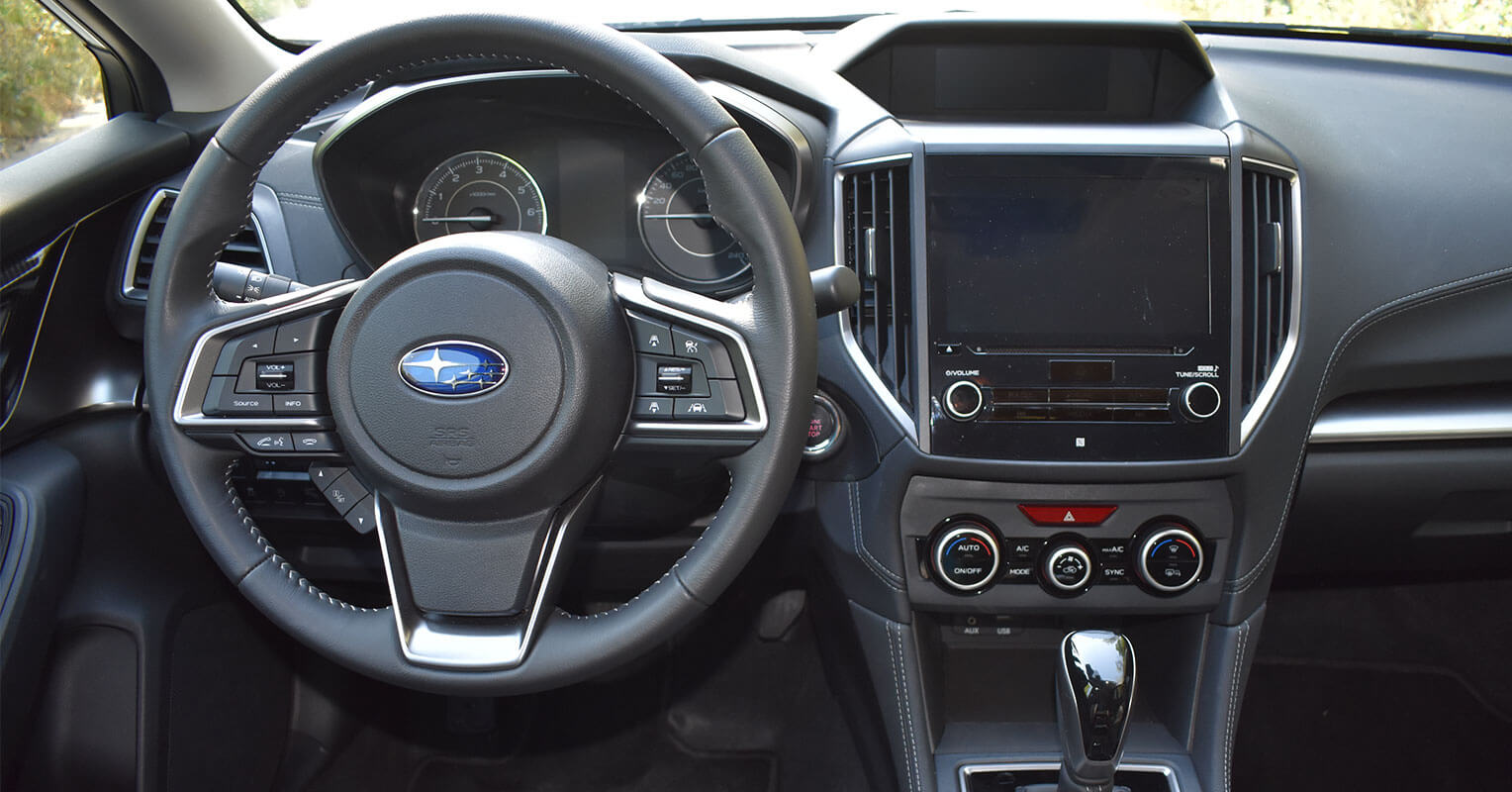 Interior del Subaru Impreza 2018