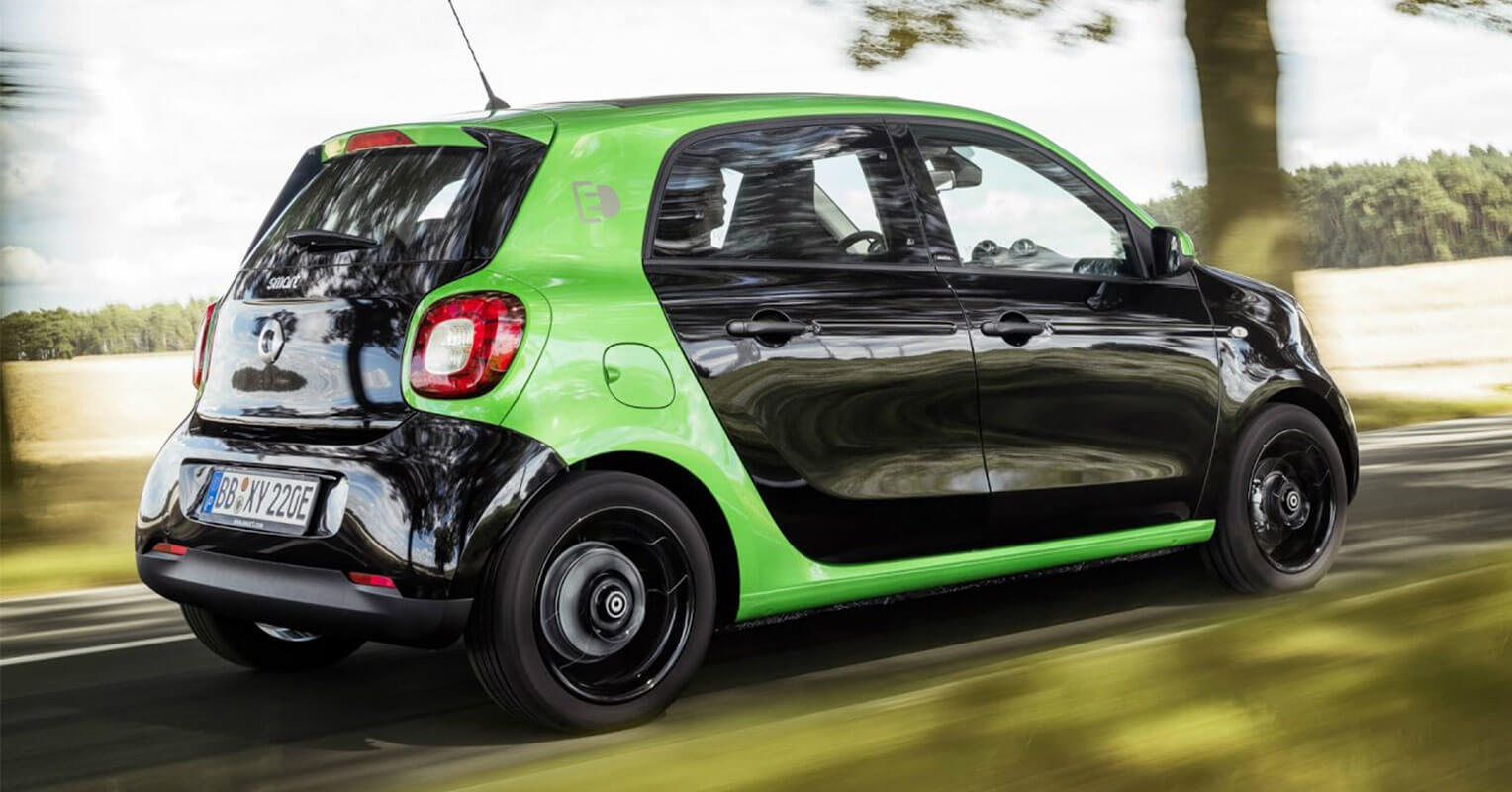 Trasera del Smart ForFour Electric Drive