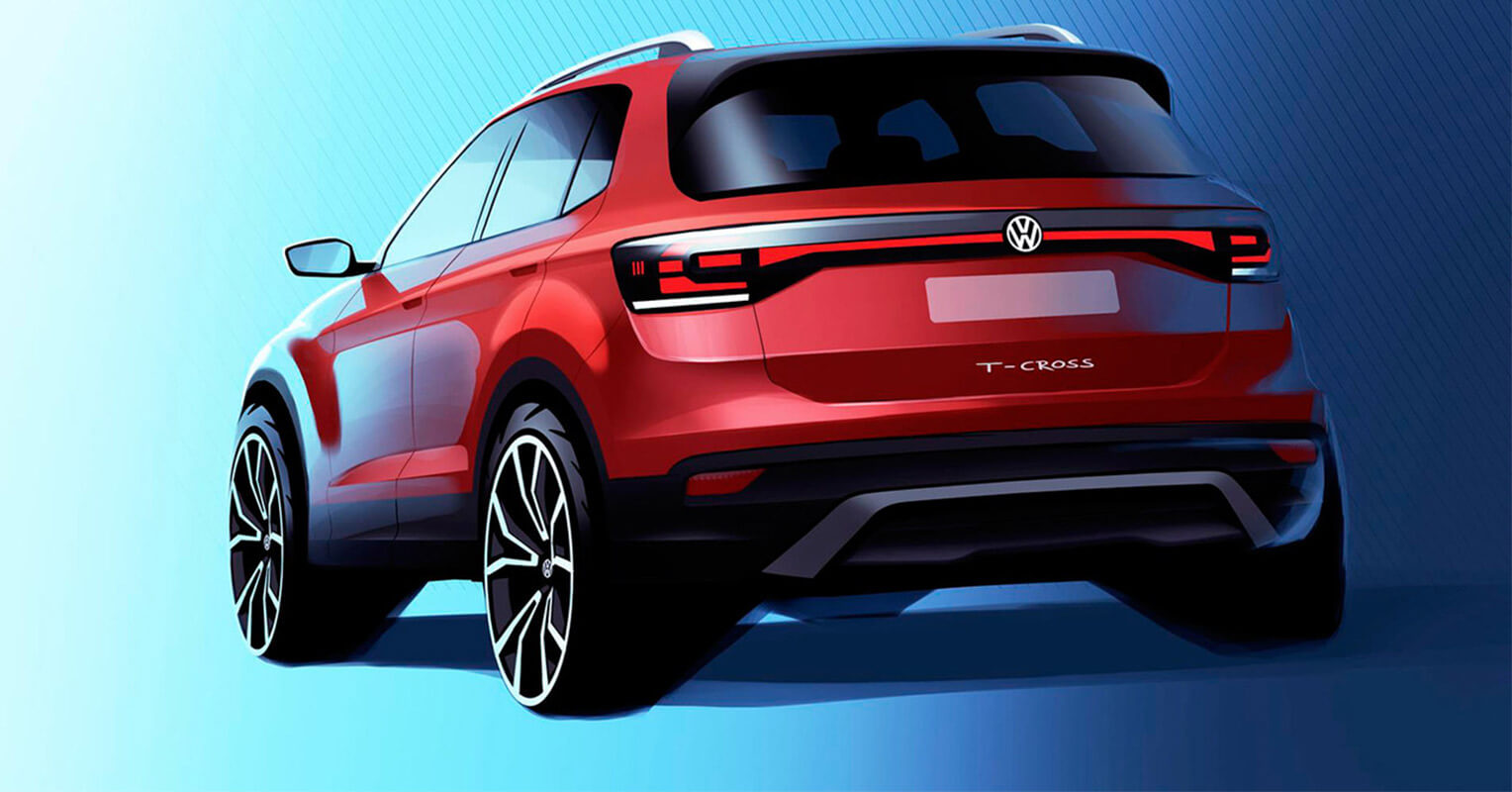 Primera imagen del nuevo Volkswagen T-Cross: otro SUV urbano