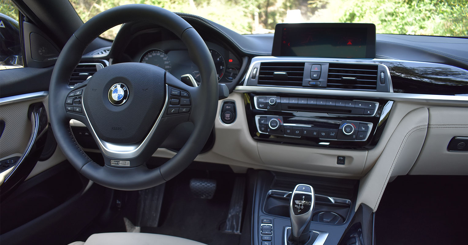 Interior del BMW Serie 4 Gran Coupé 2018