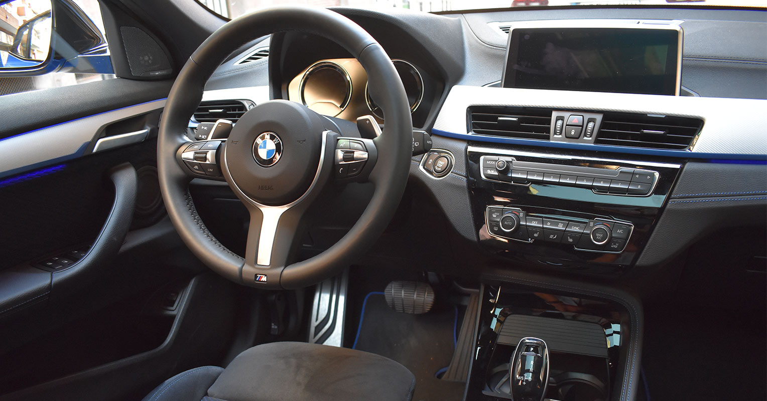 Interior del BMW X2 2018