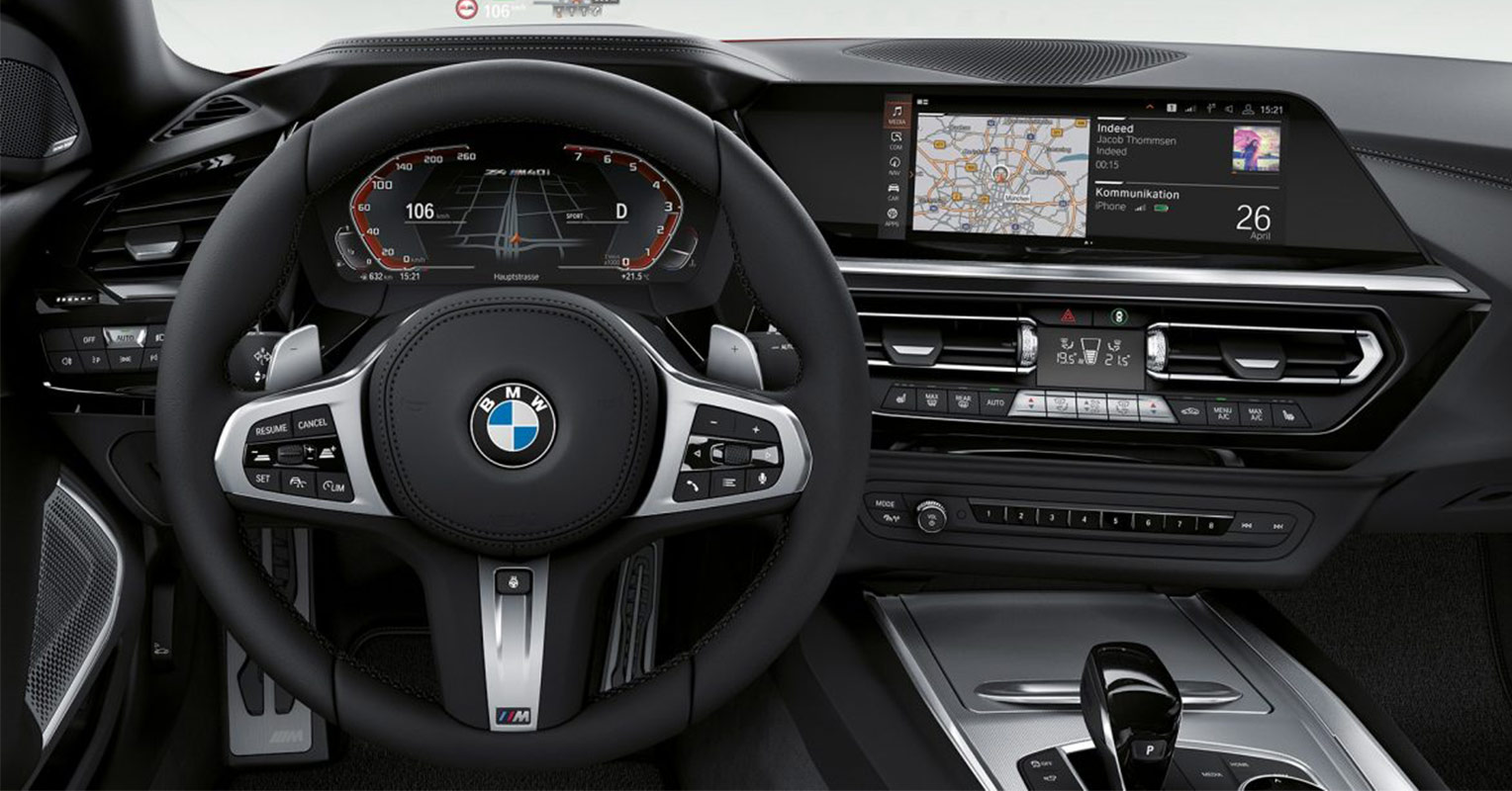 Interior del BMW Z4 2019