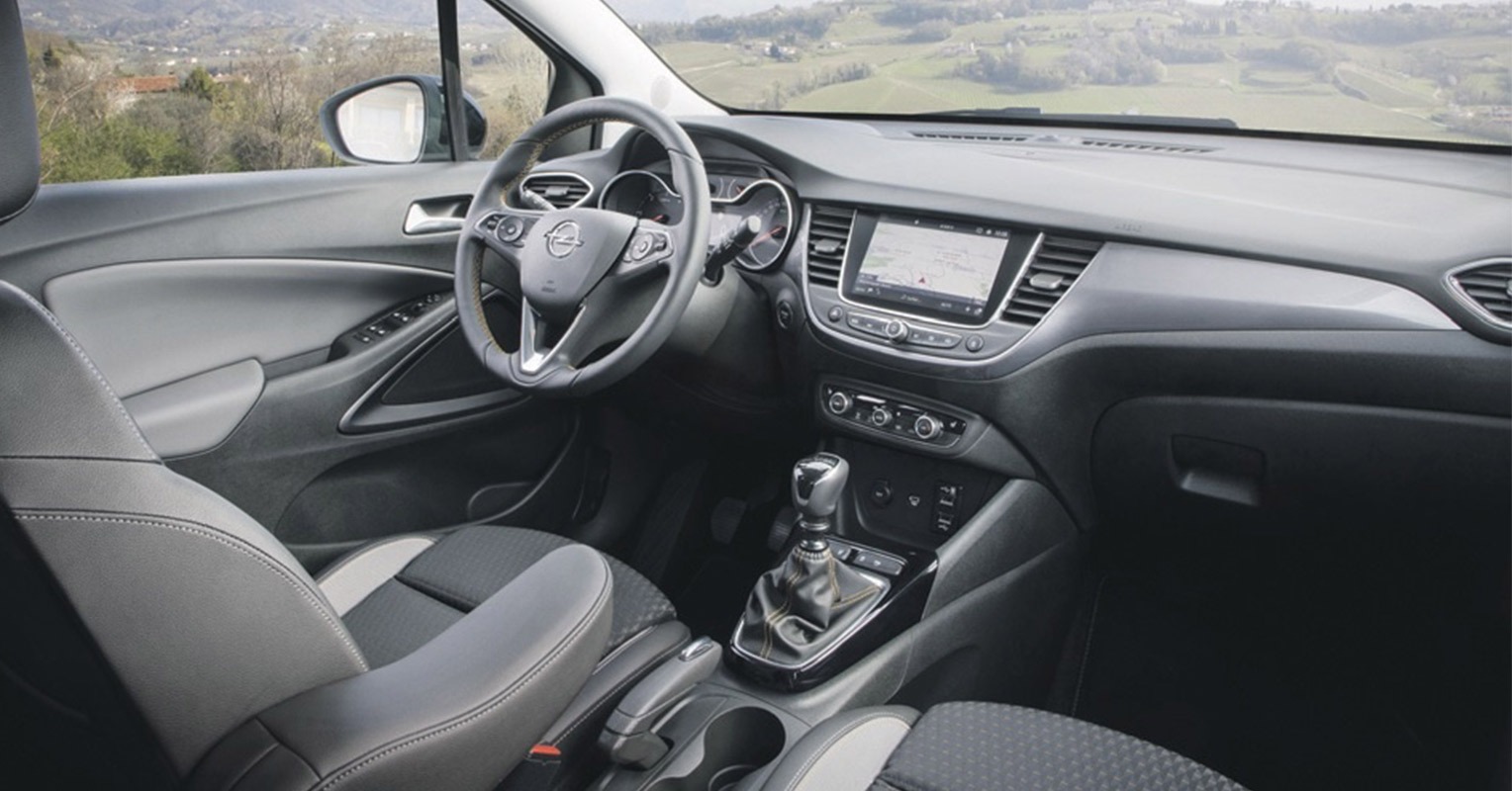 Interior del Opel Crossland X 2018