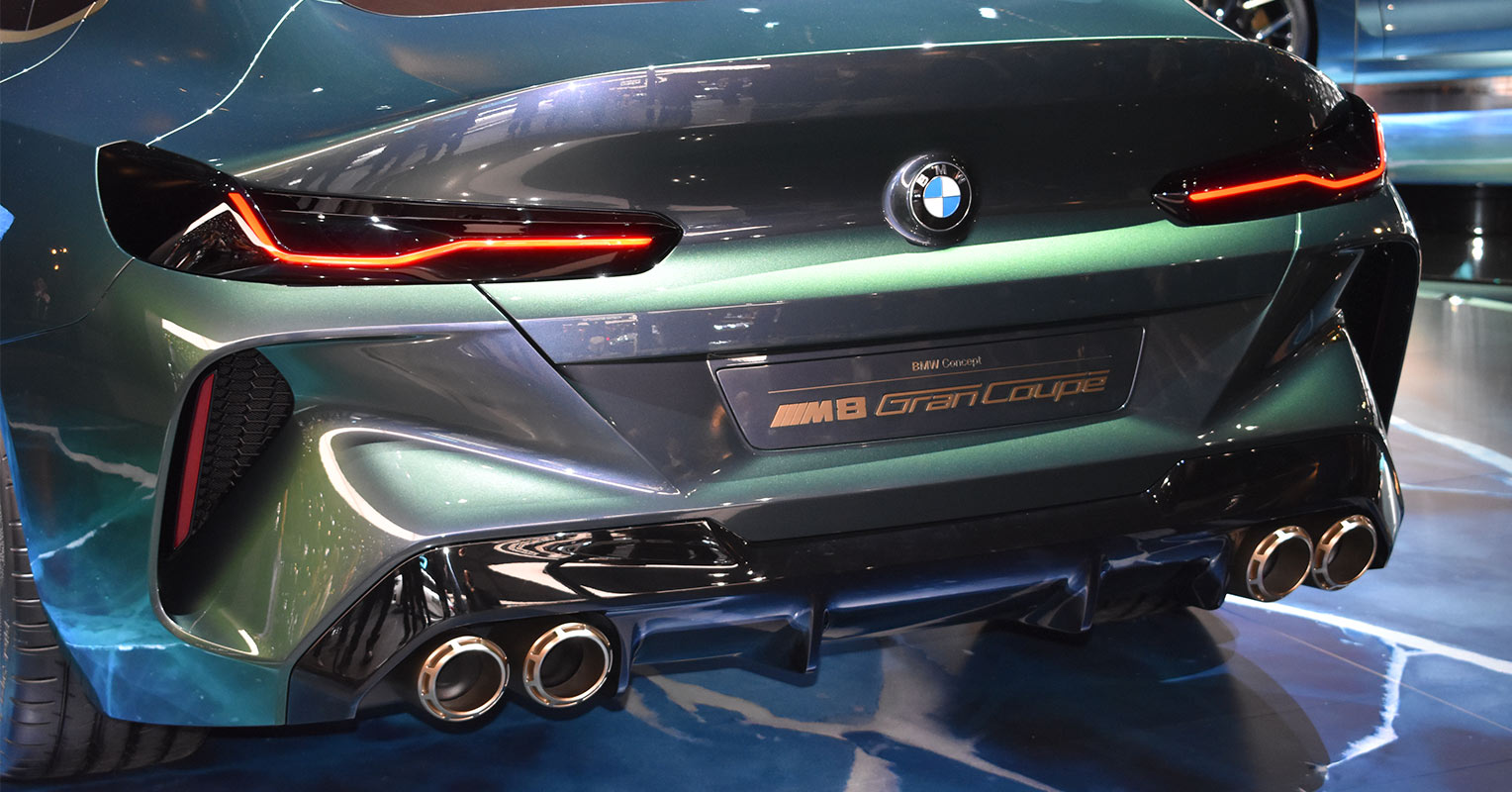 Trasera del BMW Serie 8 Gran Coupé Concept