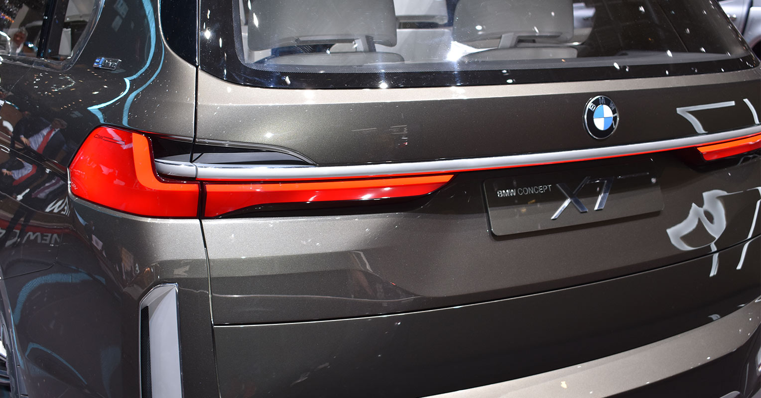 Trasera del BMW X7 Concept