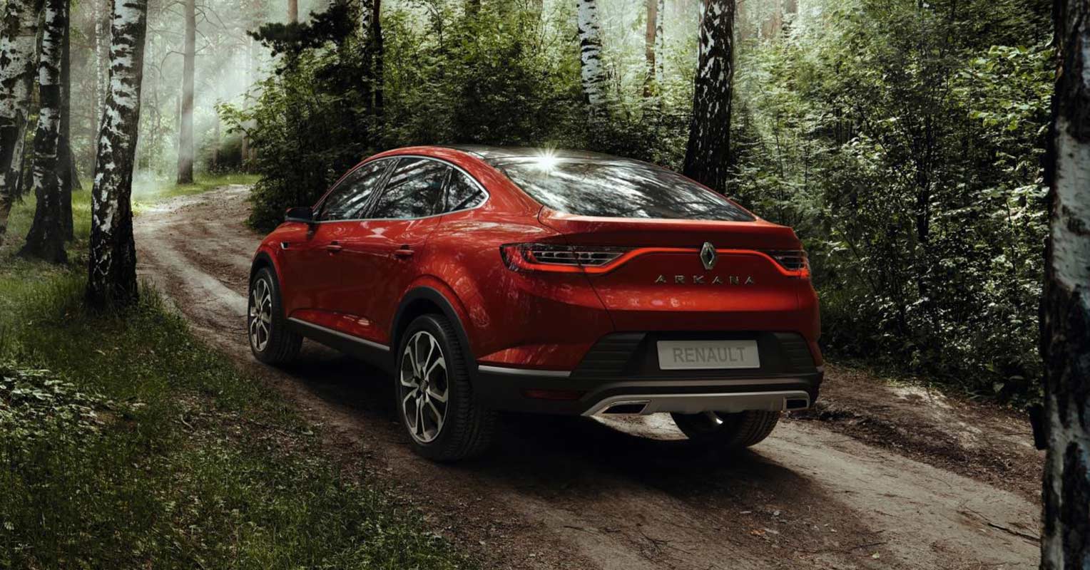 Trasera del Renault Arkana 2019