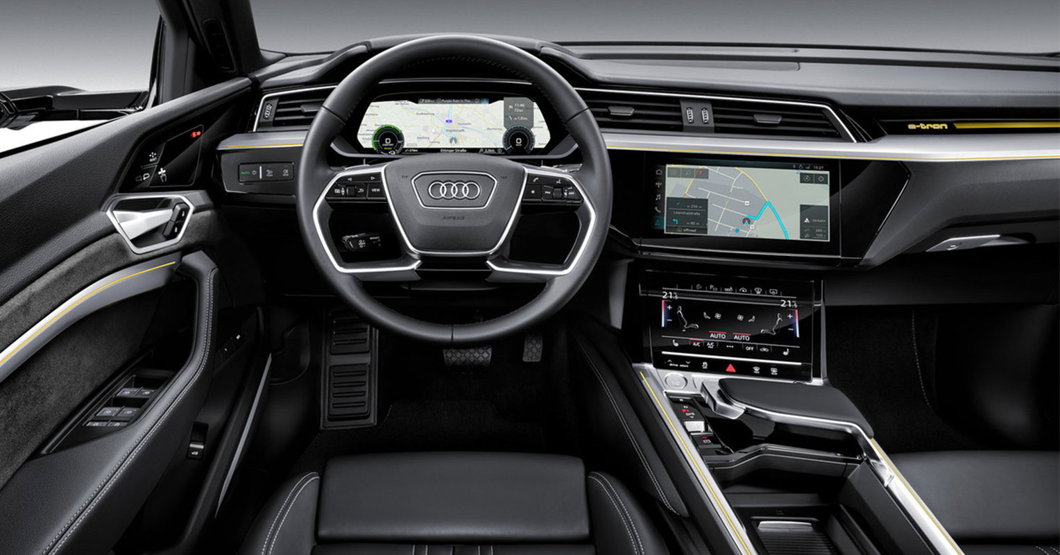 Interior del Audi e-Tron