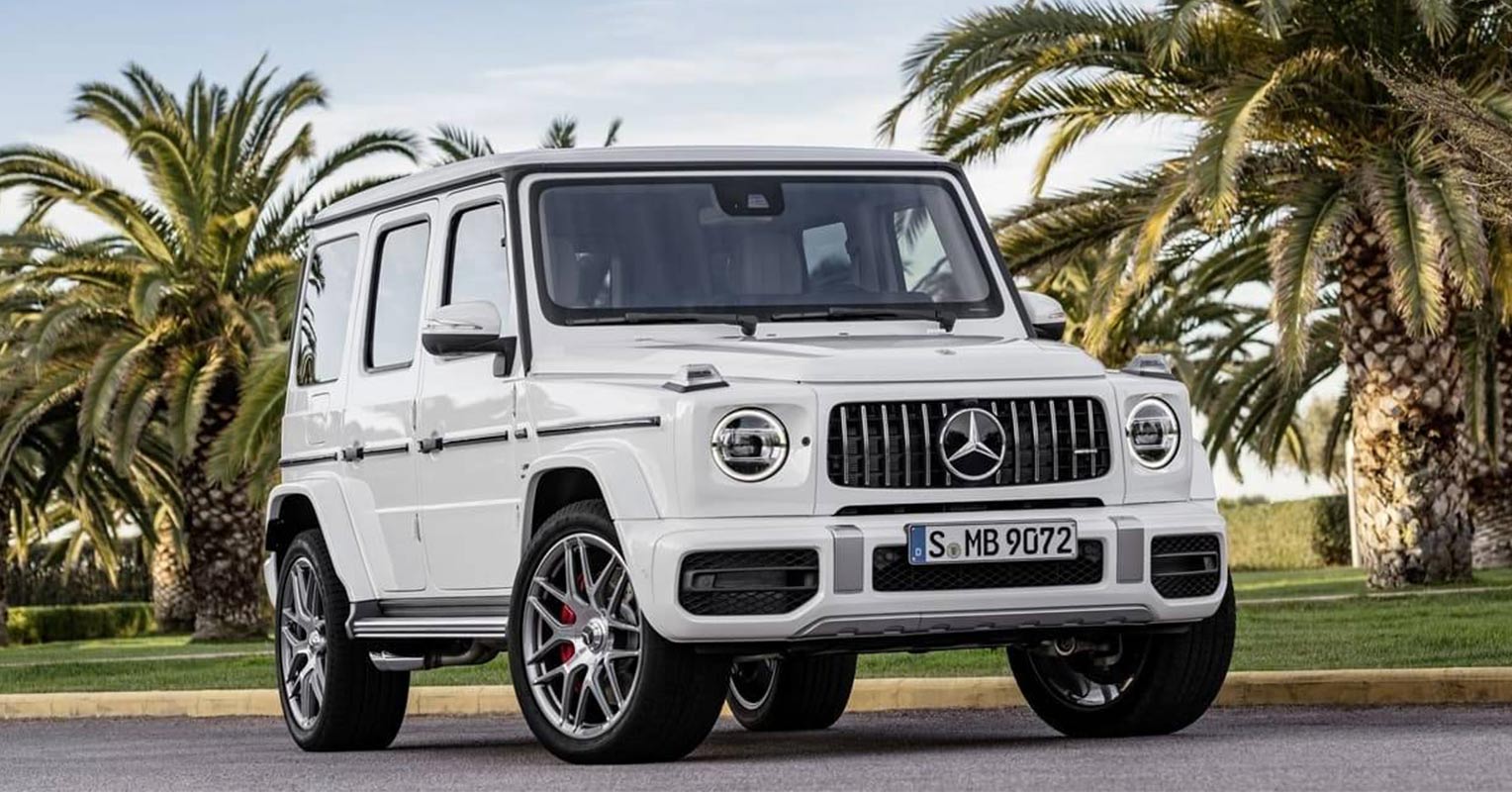 Frontal del Mercedes Clase G