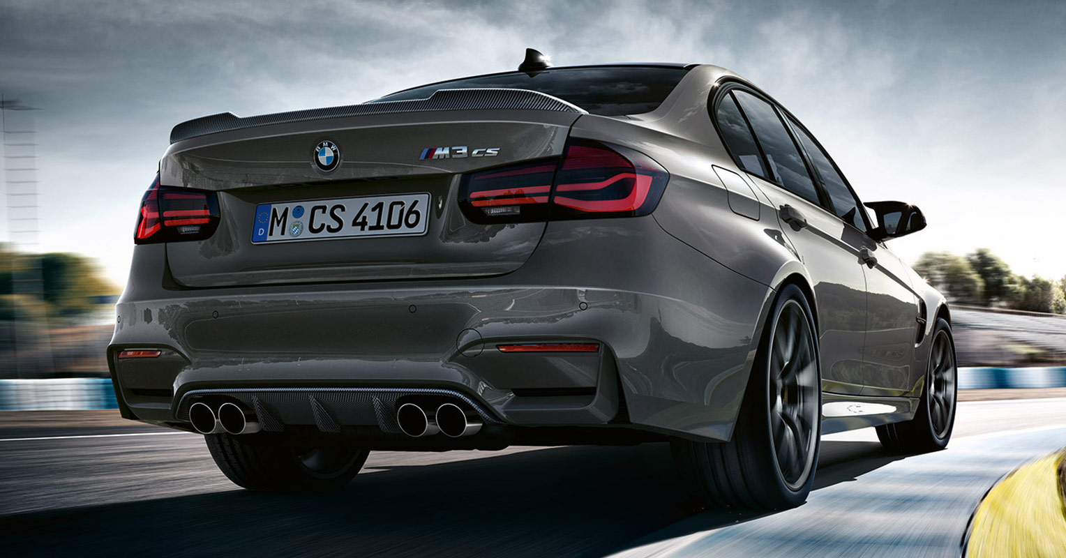 Trasera del BMW M3 CS